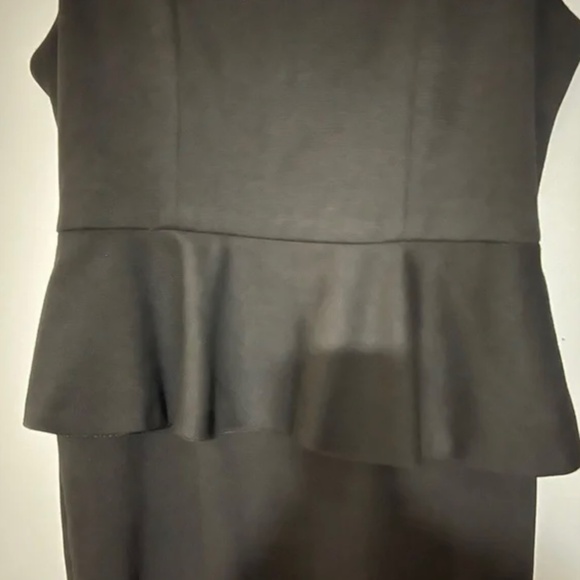Black Peplum Dress - Picture 3 of 4